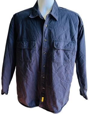 🪓 Stanley Flannel Shirt Jacket Lined Workwear Heavyweight Cotton Large